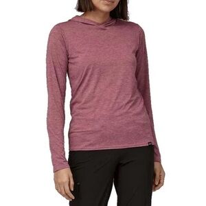 Patagonia L Capilene Long Sleeve Cool Daily Hoody Large Women’s Hoodie Sunshirt